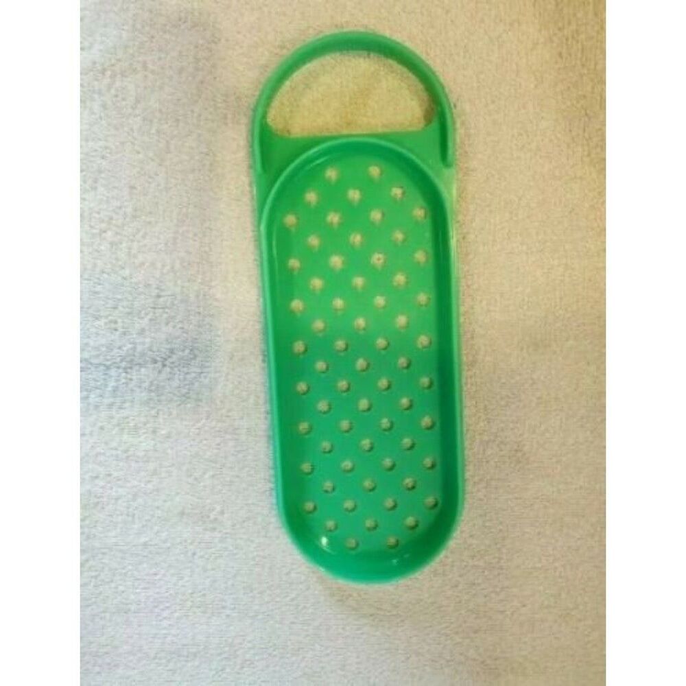 Vintage Tupperware Jadeite Green Handy Cheese Vegetable Grater #1374-15 Shredder